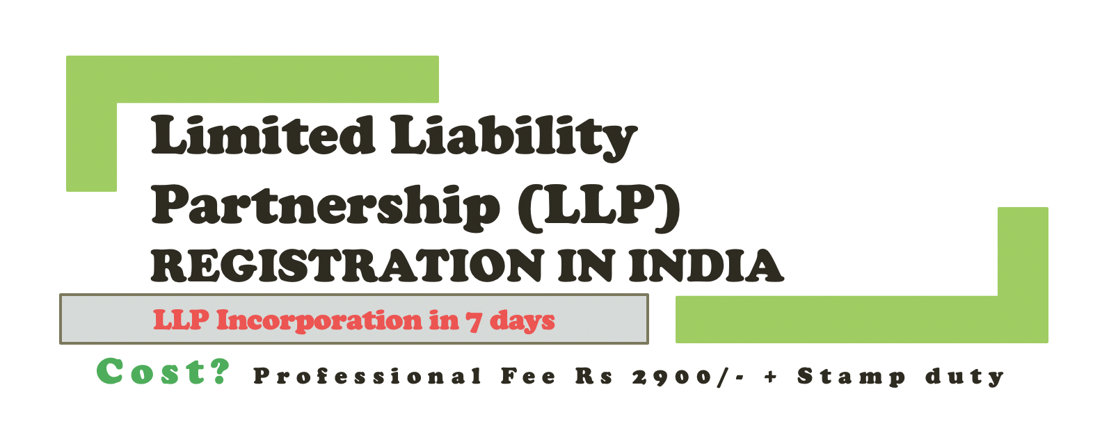 Limited Liability Partnership (LLP) Incorporation in India