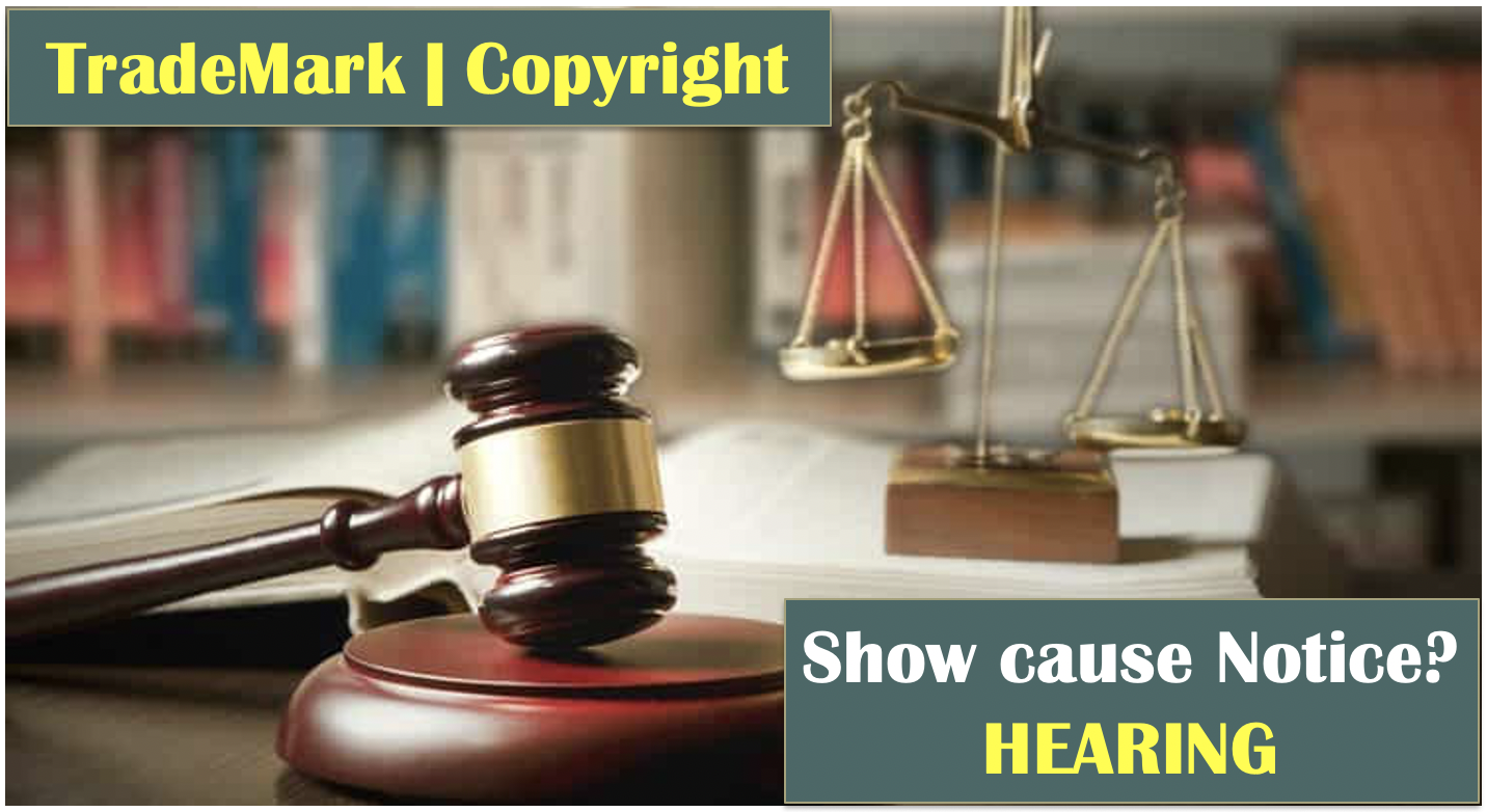 TradeMark Hearing | Copyright Hearing