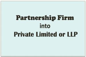 CONVERT - Firm to Company/LLP