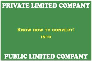 CONVERSION - Pvt Ltd to Public